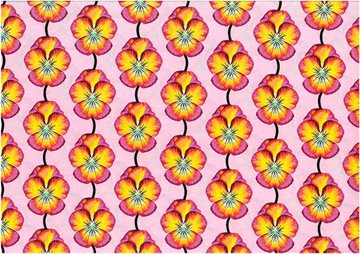 Pink pansies